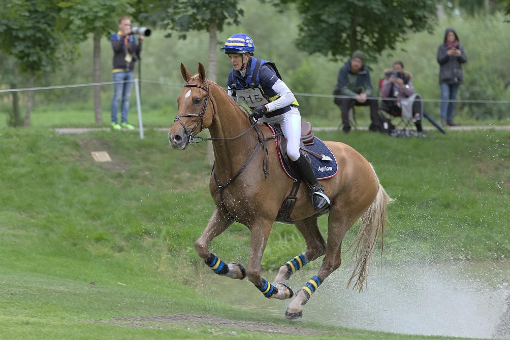 Anna Freskgård and Techno (SWB) at Segersjö 2020. Photo Jöns Leandersson.